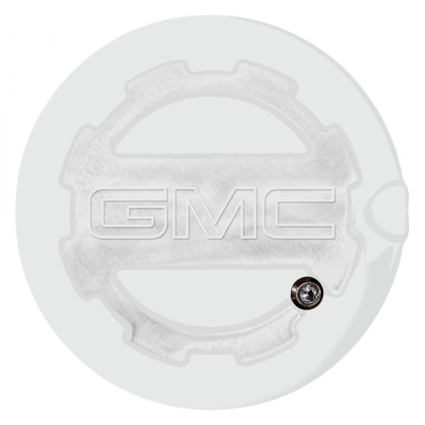 ABD® - Two Toned Summit White Locking Gas Cap with GMC Logo