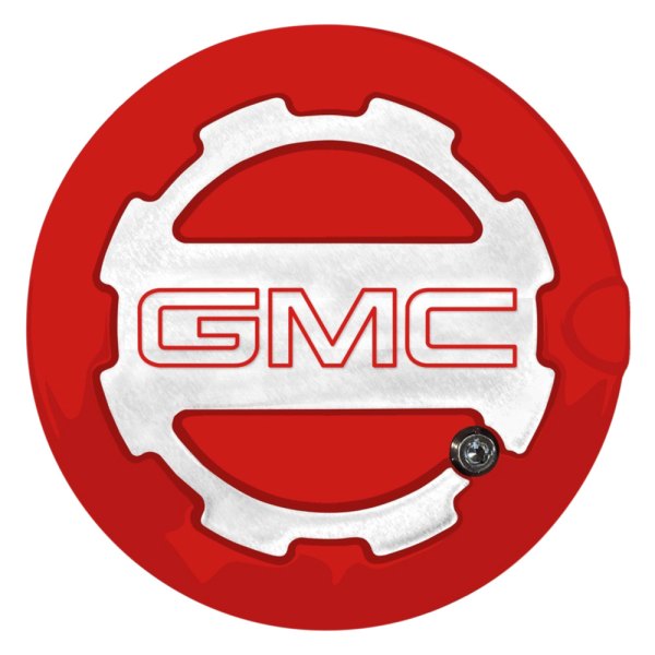 ABD® - Two Toned Victory Red Locking Gas Cap with GMC Logo