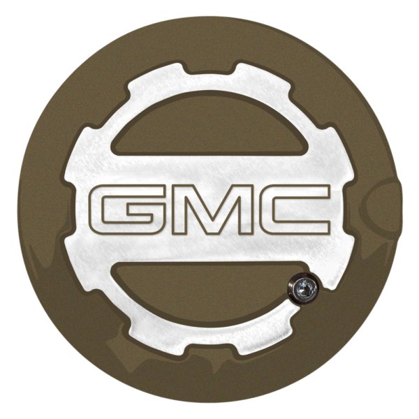 ABD® - Two Toned Brownstone Locking Gas Cap with GMC Logo