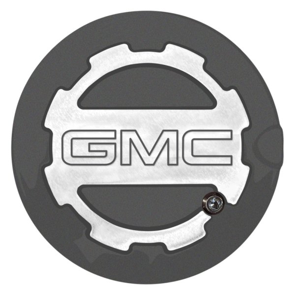 ABD® - Two Toned Tungsten Locking Gas Cap with GMC Logo