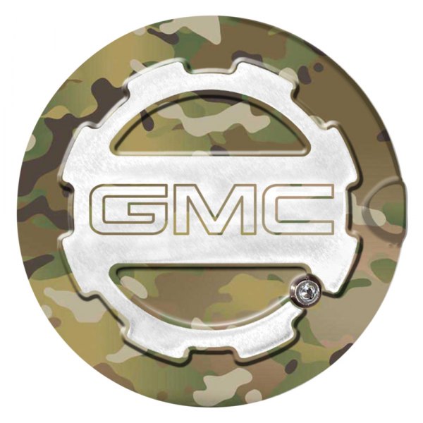 ABD® - Two Toned Multi Camo Locking Gas Cap with GMC Logo