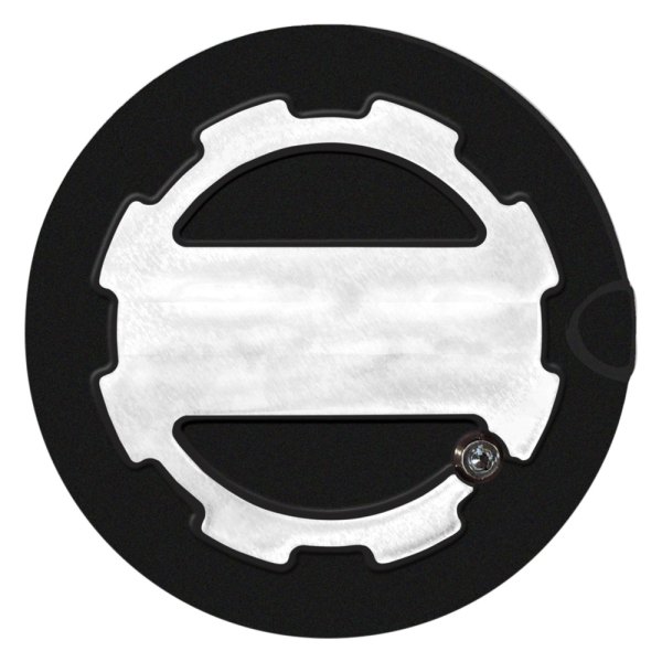 ABD® - Two Toned Matte Black Powder Coat Locking Gas Cap