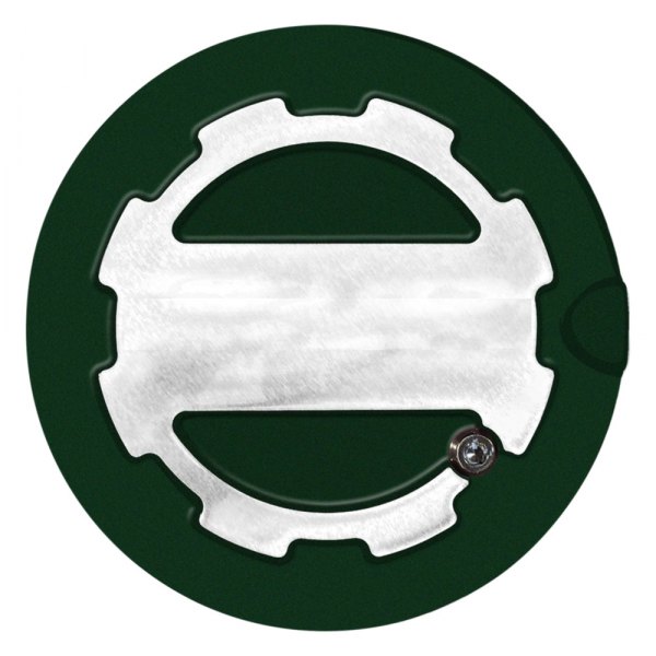 ABD® - Two Toned Rain Forest Green Locking Gas Cap