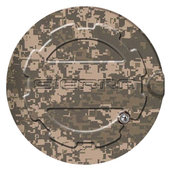 ABD® - Digital Camo Locking Gas Cap with Sierra Logo