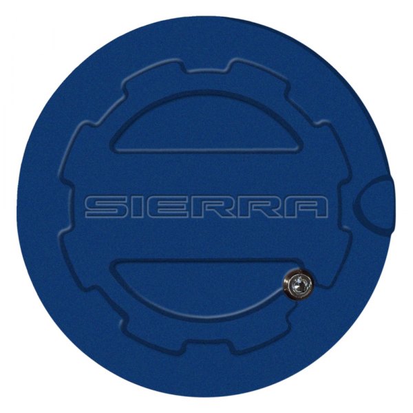 ABD® - Deep Ocean Blue Locking Gas Cap with Sierra Logo