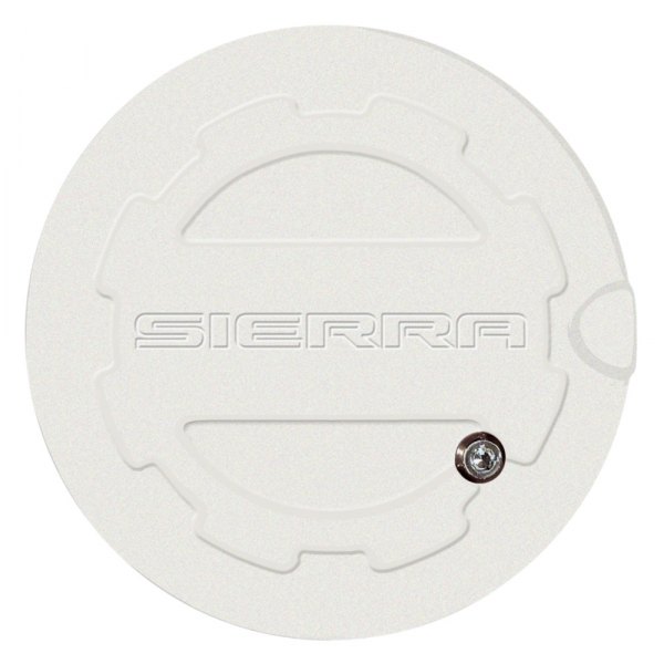 ABD® - White Diamond Locking Gas Cap with Sierra Logo