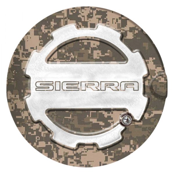 ABD® - Two Toned Digital Camo Locking Gas Cap with Sierra Logo