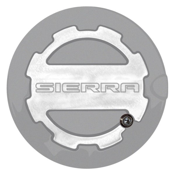 ABD® - Two Toned Silver Ice Locking Gas Cap with Sierra Logo