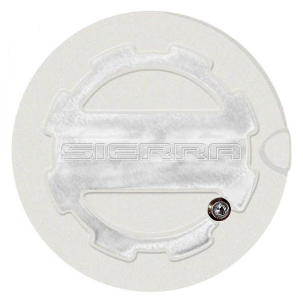 ABD® - Two Toned White Diamond Locking Gas Cap with Sierra Logo