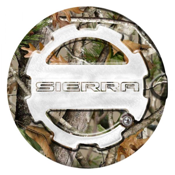 ABD® - Two Toned Tree Camo Locking Gas Cap with Sierra Logo