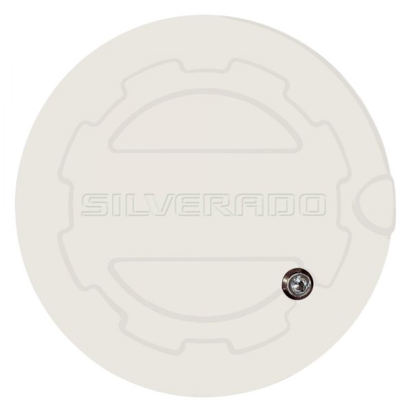 ABD® - Summit White Locking Gas Cap with Silverado Logo