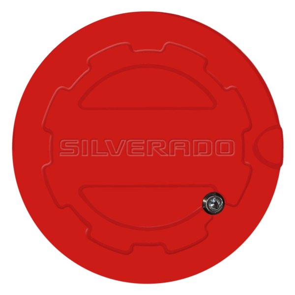 ABD® - Victory Red Locking Gas Cap with Silverado Logo