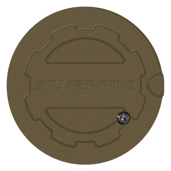ABD® - Brownstone Locking Gas Cap with Silverado Logo