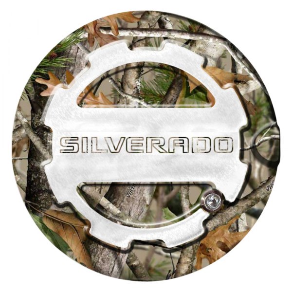 ABD® - Two Toned Tree Camo Locking Gas Cap with Silverado Logo
