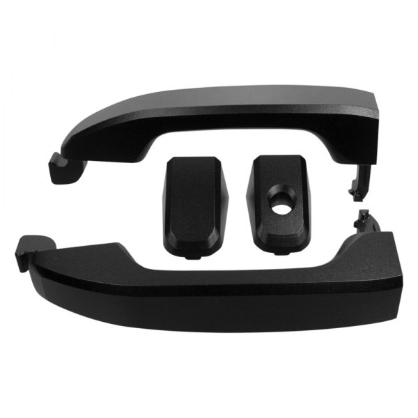 ABD® - Matte Black Front and Rear Door Handles