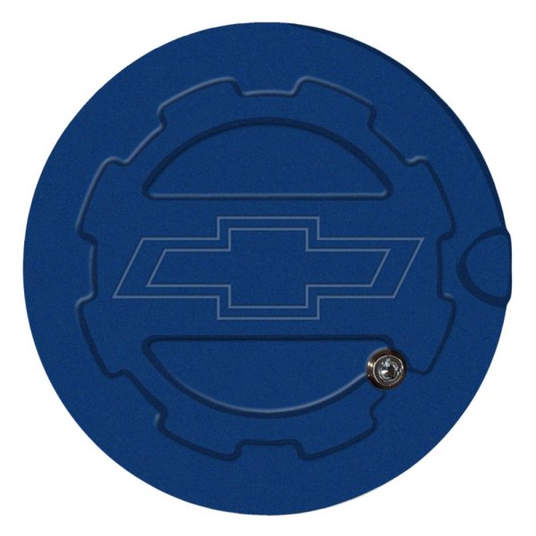 ABD® - Deep Ocean Blue Locking Gas Cap with Bowtie Logo