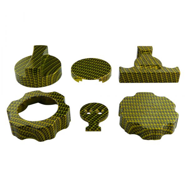 ABD® - Velocity Yellow Tincoat Carbon Fiber Under Hood Kit