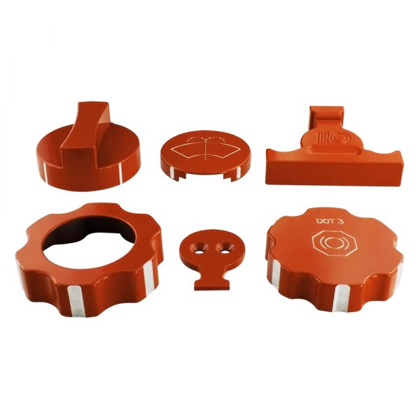 ABD® - Orange U Tempted Metallic Solid Color Under Hood Kit