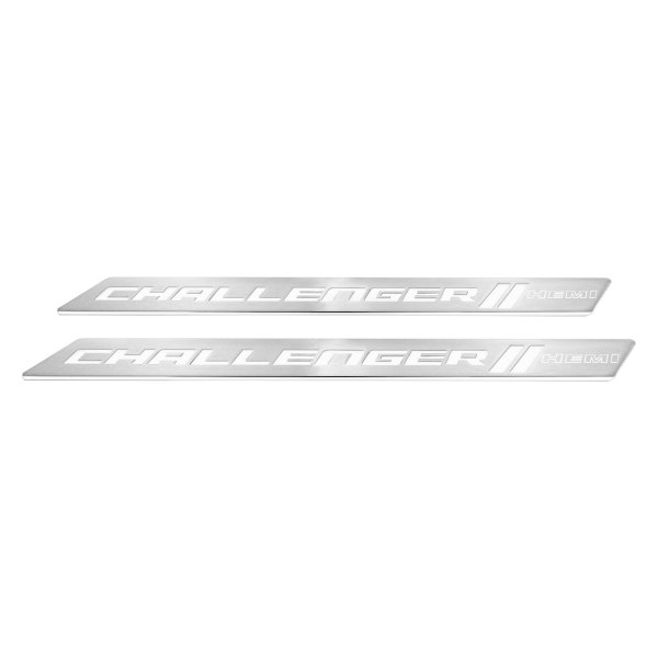 ABD® - Brushed Door Sills with Challenger HEMI Logo