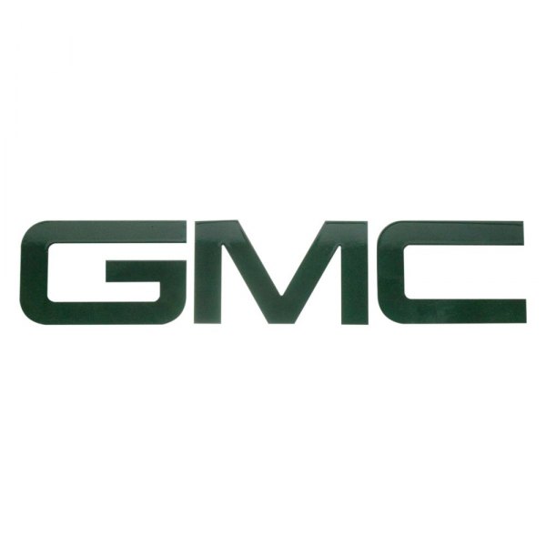 American Brother Designs® - "GMC" Rain Forest Green Bedrail Lettering Kit