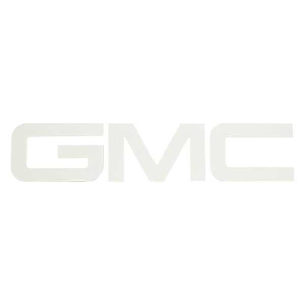 American Brother Designs® - "GMC" Summit White Bedrail Lettering Kit