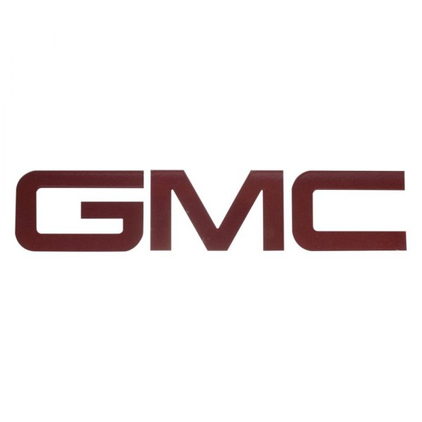 American Brother Designs® - "GMC" Deep Ruby Bedrail Lettering Kit