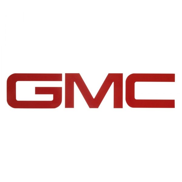American Brother Designs® - "GMC" Victory Red Bedrail Lettering Kit
