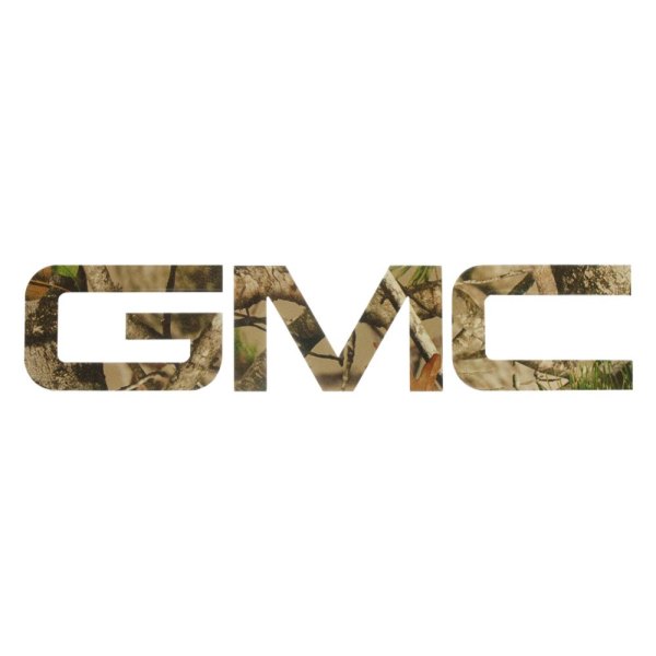 American Brother Designs® - "GMC" Tree Camo Bedrail Lettering Kit