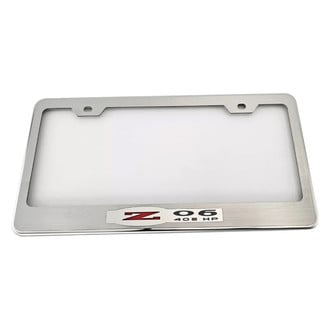ACC® - Brushed License Plate Frame with Z06 Logo