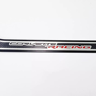 ACC® - Black Gloss Powder Coated Driver Side Door Prop with Corvette Racing Logo