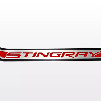 ACC® - Polished Driver Side Door Prop with Red Stingray Logo