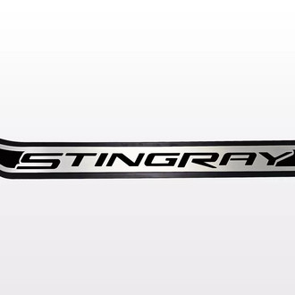 ACC® - Polished Driver Side Door Prop with Black Stingray Logo