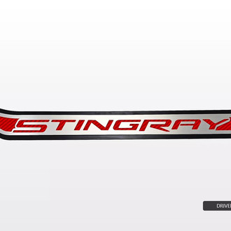 ACC® - Polished Passenger Side Door Prop with Red Stingray Logo