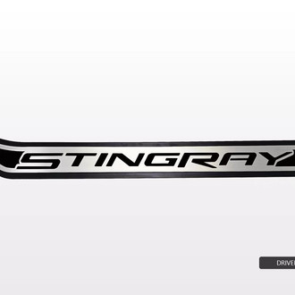 ACC® - Polished Passenger Side Door Prop with Black Stingray Logo