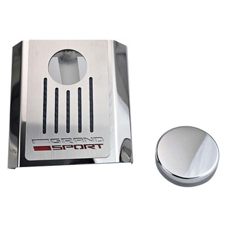 ACC® - Grand Sport Style Polished Master Cylinder Cover with Ribbed Top Plate