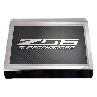 ACC® - Polished Fuse Box Cover with Real Carbon Fiber Z06 Top Plate