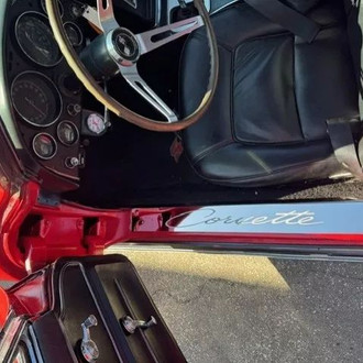 ACC® - Polished Door Sills with Corvette Script