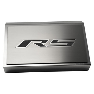 ACC® - Brushed Fuse Box Plate with Brushed Black Solid RS Logo
