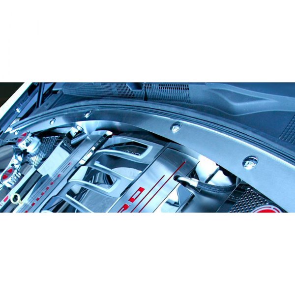 American Car Craft® - Illuminated Polished Wiper Cowl Trim Kit