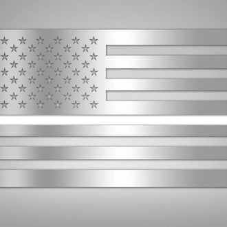 ACC® - "American Flag" Brushed Emblem