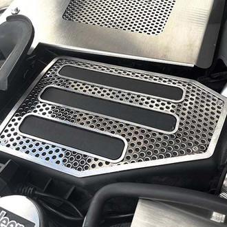 ACC® - Perforated Polished Air Box Filter Cover with Brushed Trim