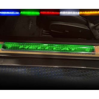 ACC® - Illuminated Polished/Carbon Fiber Door Sills with Polished Hellcat Logo