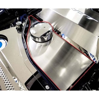 ACC® - Polished Anti Lock Brake/Washer Fluid Tank Cover with Cap with Top Plate