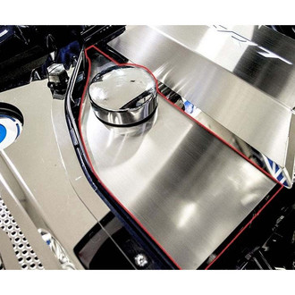 ACC® - Polished Anti Lock Brake/Washer Fluid Tank Cover with Cap with Top Plate