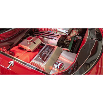 ACC® - Red Illuminated Carbon Fiber Fender Caps