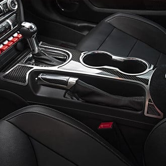 ACC® - Carbon Fiber Shifter Plate with Brushed Stainless Trim