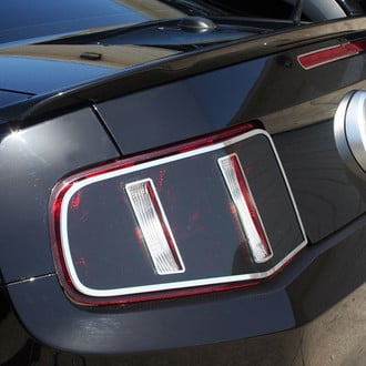 ACC® - Blackout Tail Light Covers with Polished Trim Rings