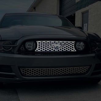 ACC® - Factory Style Polished Honeycomb Grille Grille Set