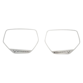 ACC® - Brushed Side View Mirror Trim with SRT Logo