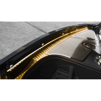 ACC® - Yellow Illuminated Polished Fender Caps